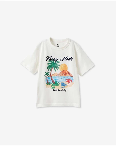 Cotton On Kids - Essentials Graphic Short Sleeve Tee