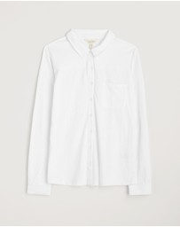 Seasalt - Seasalt Cornwall White Teasel Head Jersey Shirt