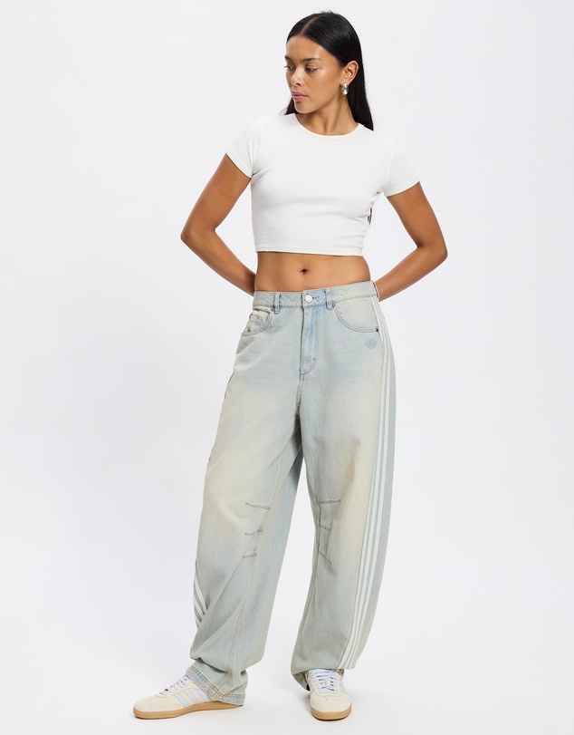 adidas Originals - Adilenium Barrel Leg Denim Pants