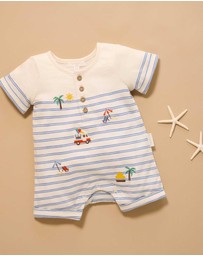 Purebaby - Resort Growsuit -Kids-Babies