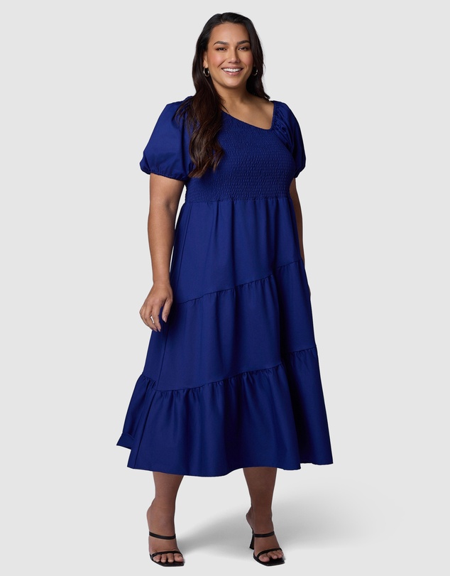 Something 4 Olivia - Miley Asymmetric Midi Dress