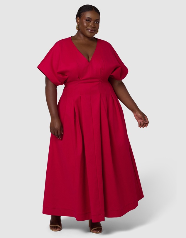 Pink Dusk by Curve Project - Magnetic Pull Maxi Dress