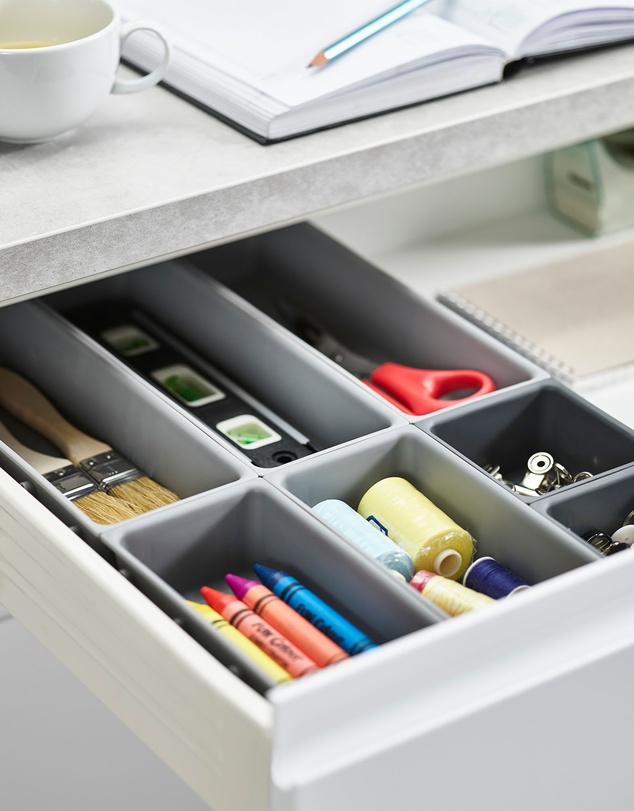 Joseph Joseph - Blox™ 7-piece Drawer Organiser Set (Grey)