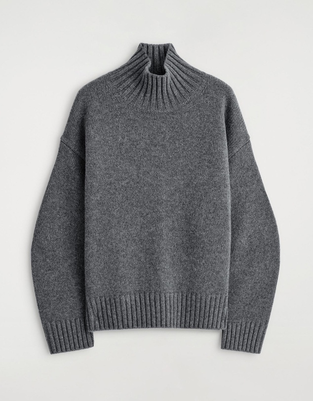 COS - Cashmere Funnel-Neck Jumper