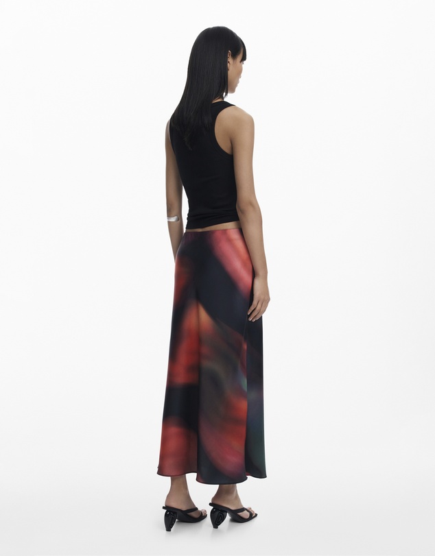 Desigual - Long Skirt with print