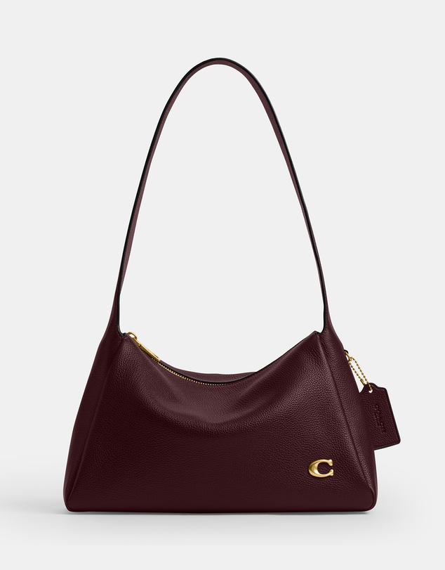 Coach - Polished Pebble Leather Lola Shoulder Bag
