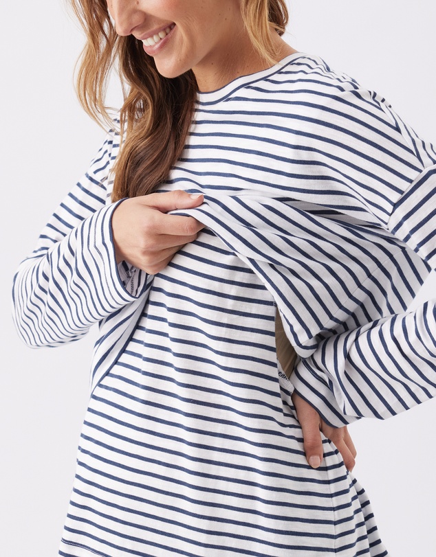 Ripe Maternity - Claudette L/S Nursing Top