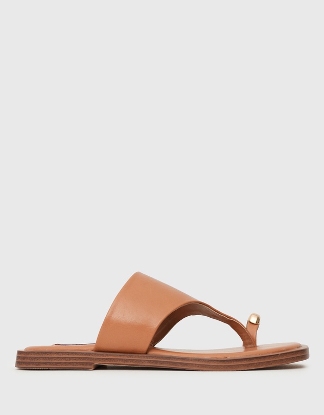 Betts - Dolphin Leather Thong Sandals