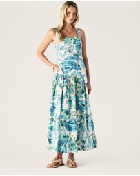 MOS The Label - Opaline Print Maxi Dress