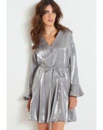 NEXT - Long Flutter Sleeve Mini Dress