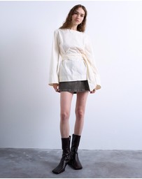 TOPSHOP - Tie Waist Top
