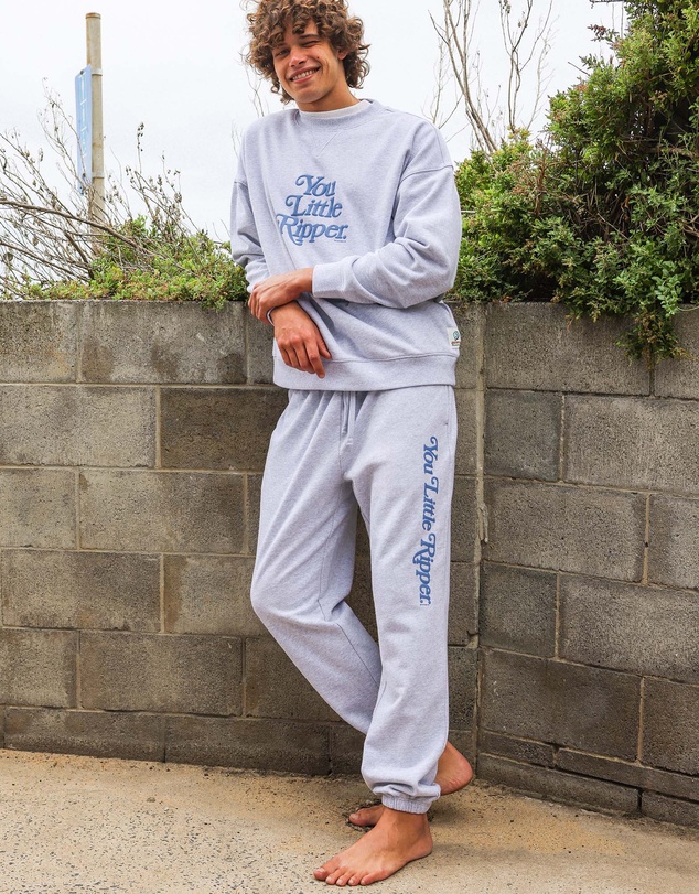Skwosh - You Little Ripper Sweat Pant in Grey Marle