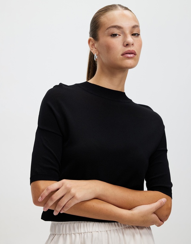 White By FTL - New Jewel Knit Top