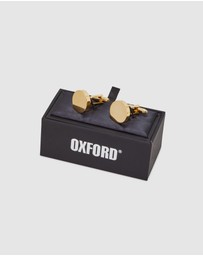 Oxford - Mens Round Disc Cuff Link