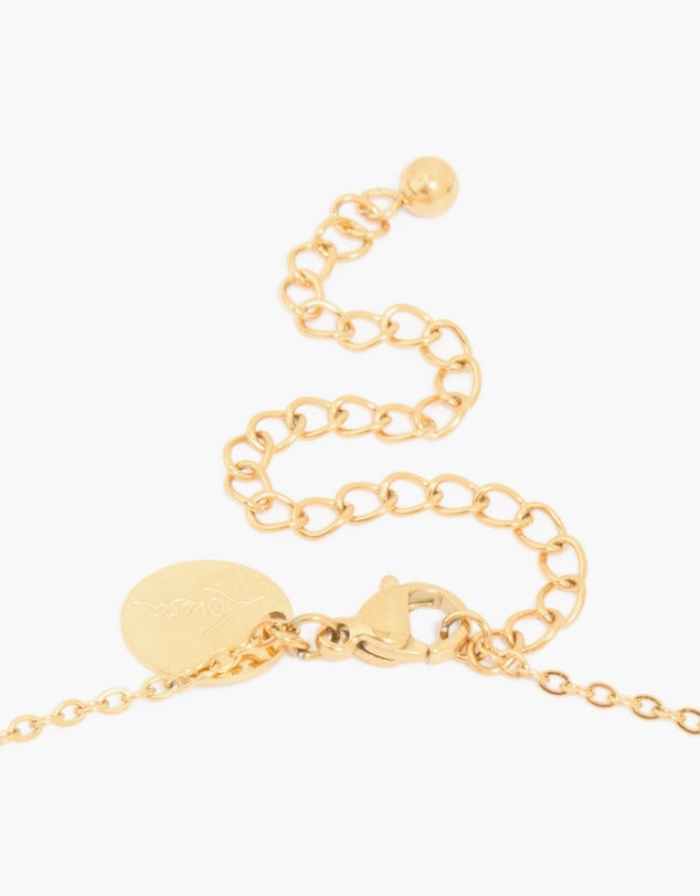 Lovisa - Waterproof Gold Plated Stainless Steel Red Glass Cherry Necklace