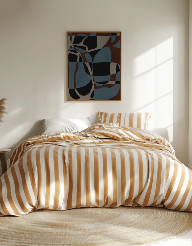 Olive et Oriel - Contour 3 by Shatha Al Dafai Art Print