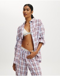 Cotton On Body - Cloud Soft Flannel Oversized Shirt