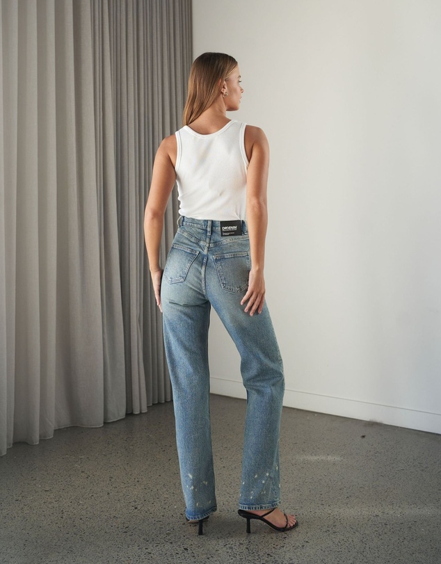 Dr Denim - Echo High Straight Jeans
