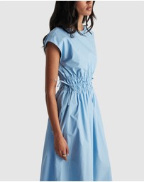 Decjuba - Zoe Shirred Waist Midi Dress