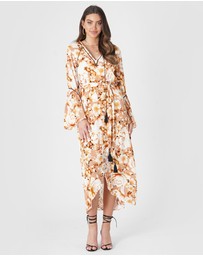 Amelius - Golden Flower Dress