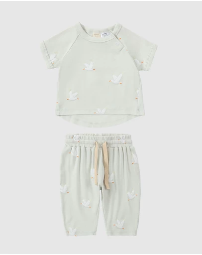 Susukoshi - Boxy Tee x Pant Set