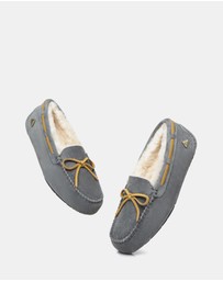 EVERAU - EverAU Ugg Miracle Moccasin Leather Upper Moccasins