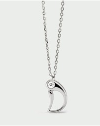 PDPAOLA - Initial 2026 D Silver Pendant Necklace