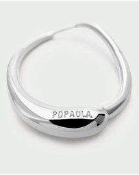 PDPAOLA - Halo Silver Hoops