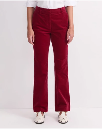 Sportscraft - Thea Kick Flare Velvet Pant