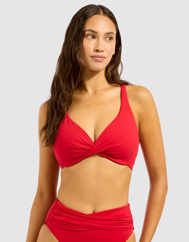 Seafolly - Seafolly Collective Wrap Front F Cup Bikini Top
