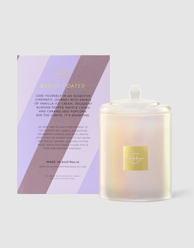Glasshouse Fragrances - Movie Night 380g Soy Candle