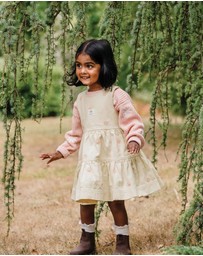 Kynd Baby - Denim Dress in Denim Floral