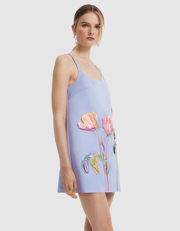 LEO LIN - Mila Embroidered Mini Dress