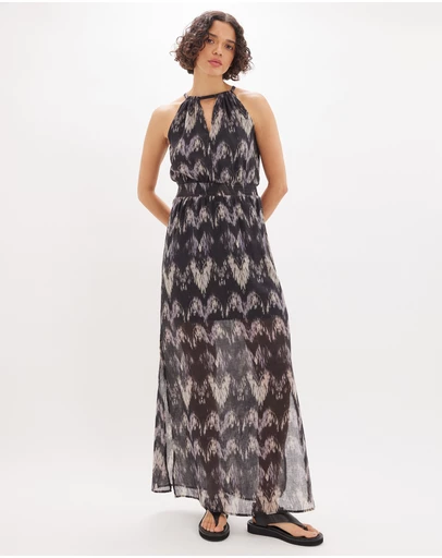 Amelius - Noreen Halter Maxi Dress