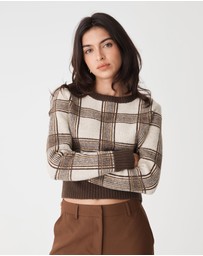 Forcast - Francesca Check Jumper