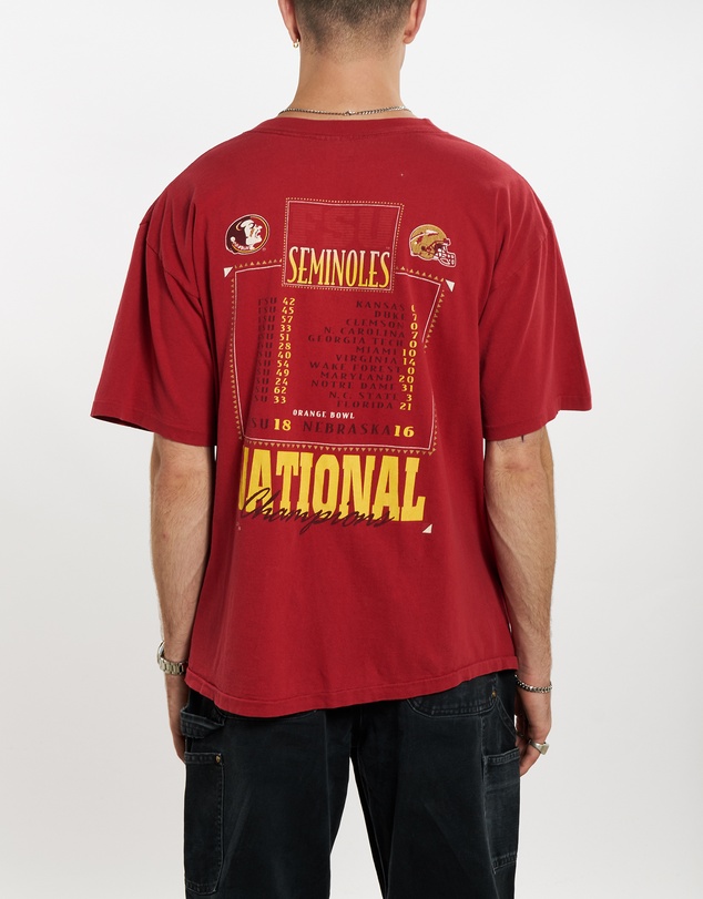Vintage by The Real Deal - Pre Loved - 1993 NCAA Florida State Seminoles Tee
