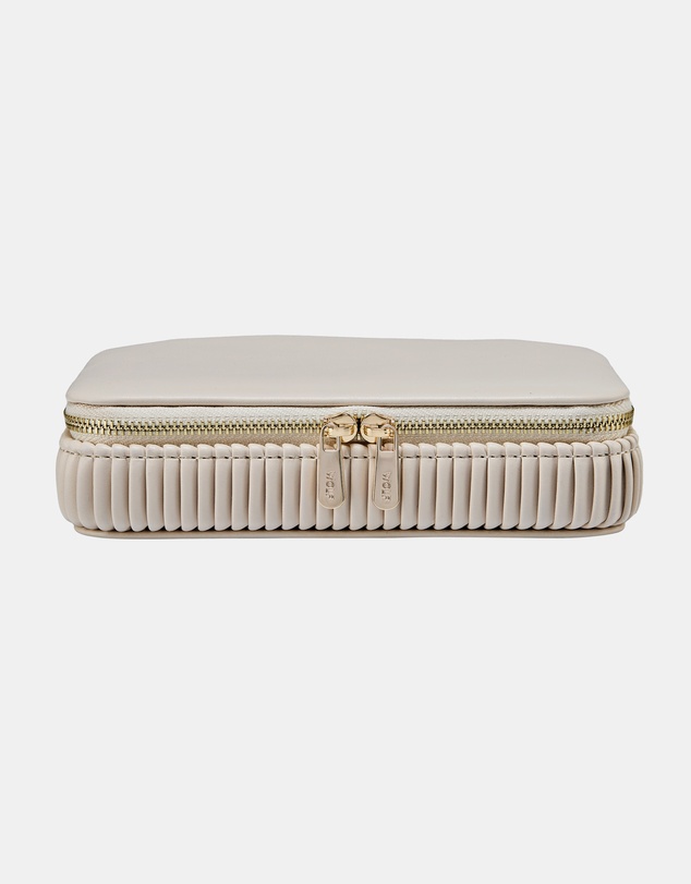 Wolf - Wolf Bella Travel Zip Case Bone