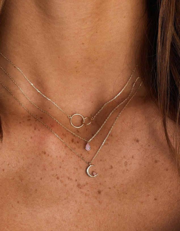 Luna Rae - Solid Gold - Venus Necklace