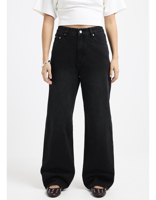 Subtitled - Tayla High Straight Denim Jeans