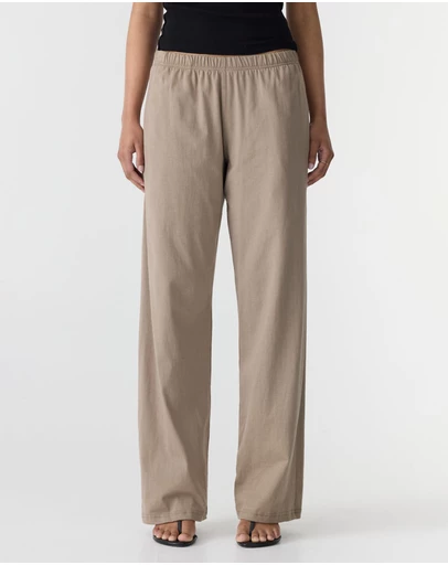 Bassike - Jersey Wide Leg Pants