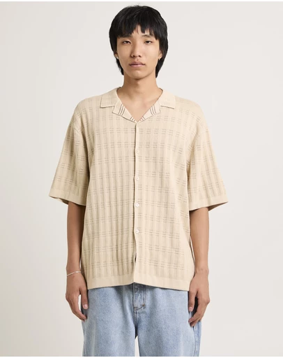 Arvust - Hayes Knit Short Sleeve Resort Shirt