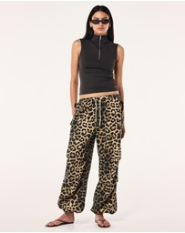 P.E Nation - Leopard Discovery Cotton Pants