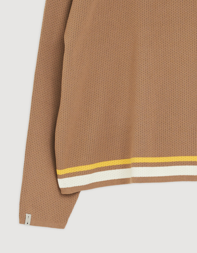 Revibe - Repaired The Upside Veneto Carter Knit Zip Top - AU 8