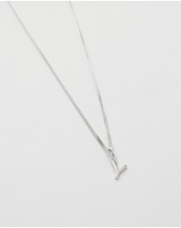 Kirstin Ash - Y Outline Initial Necklace