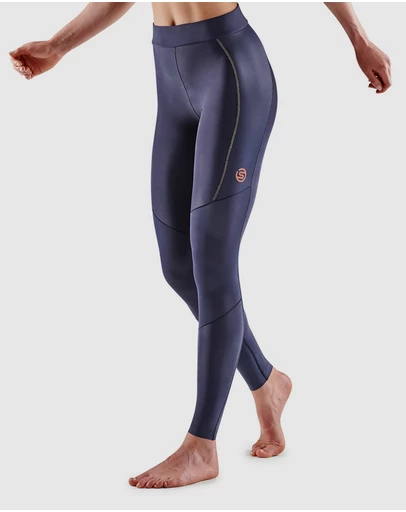 SKINS - SKINS Compression Women's Series-5 Activewear Long Tight Navy Blue