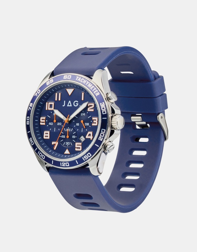 Jag - Beachport Mens Navy Dial 46mm Navy Watch