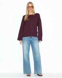 Dazie - Zara Asymmetric Knit Jumper