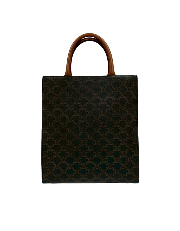 Pre-Loved by Azura Reborn - Pre-Loved Small Triomphe Coated Canvas Vertical Cabas Tote
