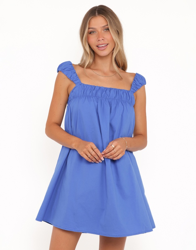 Petal & Pup - Helia Mini Dress - Cobalt Blue