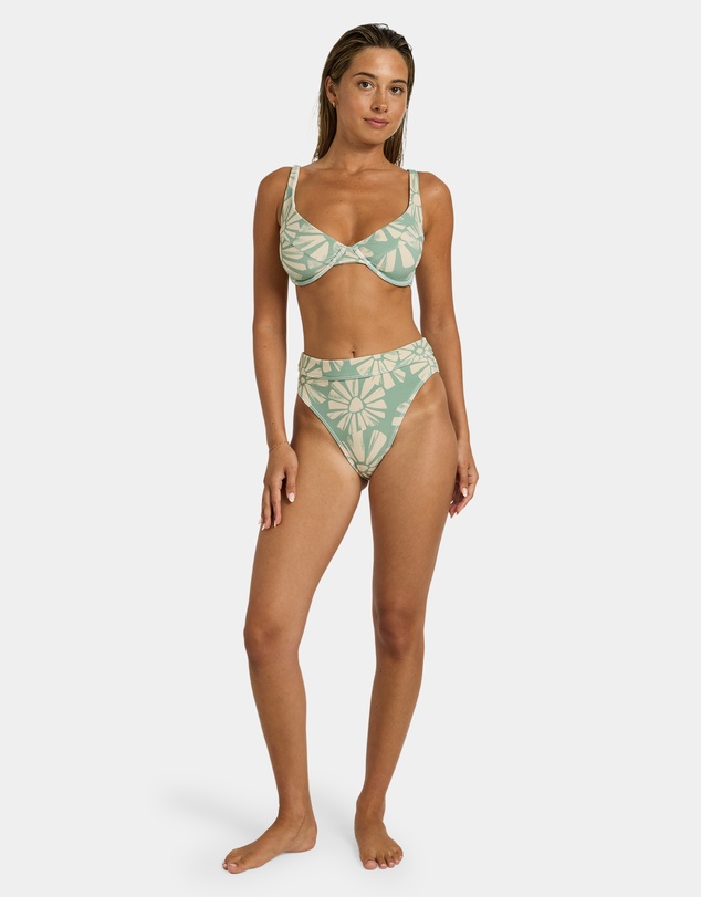 Roxy - Womens Suntribe Mod Mid Waist Bikini Bottom